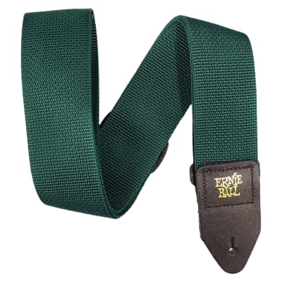 Ernie Ball Forest Green Polypro Guitar Strap 4050 image 3