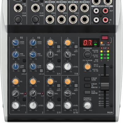 Behringer Xenyx 1002SFX 10-channel Analog Streaming Mixer