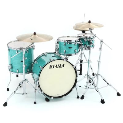 Tama Starclassic Maple 4pc Drum Set Surf Green Silk