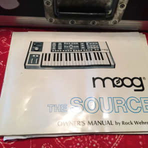 Moog Source Model 341A w/ anvil flight case and original manual. image 3