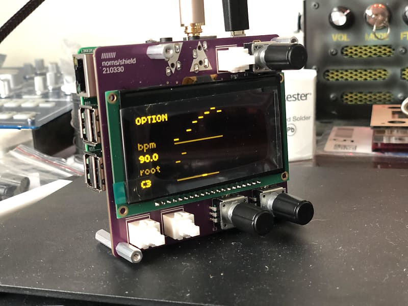 Monome Norns shield 2021年版（210330） norns shield | monome/docs