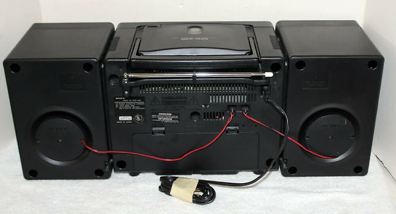 Sony Cfd-440 Portable Boombox Am/Fm Radio Cd Cassette