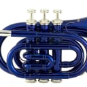 Ravel Student Pocket Trumpet - Blue