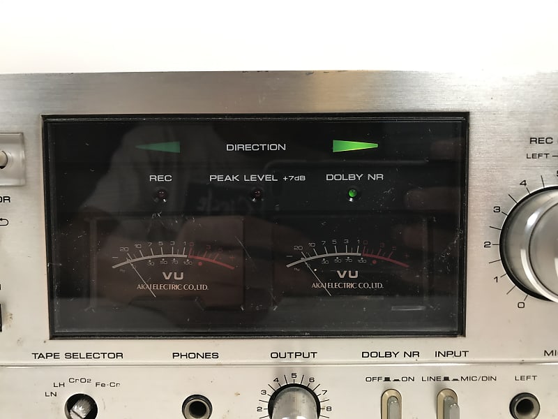 アカイ　CS-732D カセットデッキ　通電のみ アカイ CS-732D カセットデッキ 通電のみ オーディオ機器