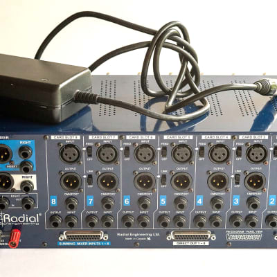 Radial Engineering Workhorse 8 Channel 500 Series Rack Summing Mixer image 2
