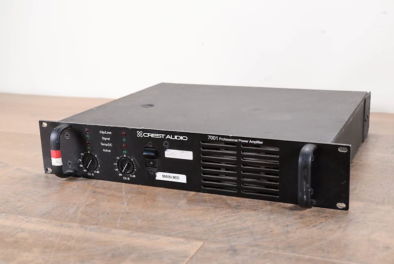 Crest Audio 7001 Two-Channel Power Amplifier (church owned ...