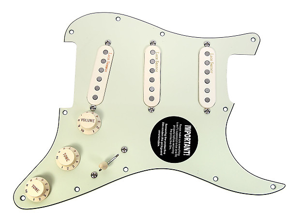 920D Custom Shop 196-35-11 Lace Holy Grail Loaded Strat Pickguard w/ 7-Way Switching image 1