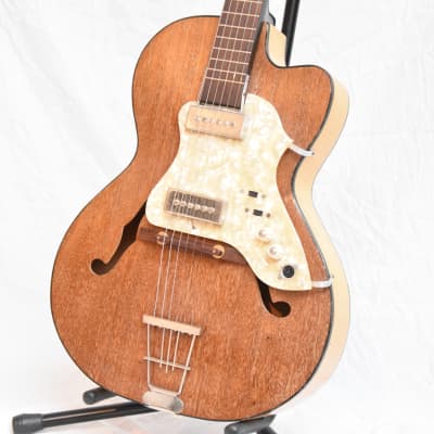 Hüttl Opus 63 – 1959 German Vintage Parlor Archtop Jazz Guitar for sale