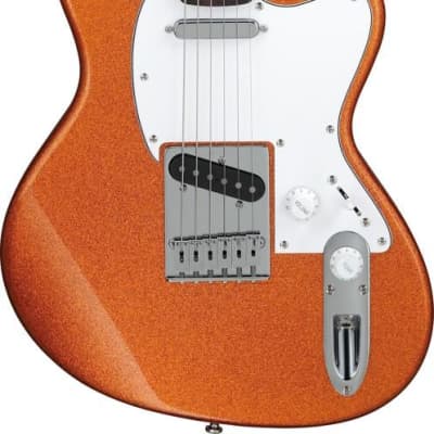 Ibanez Yvette Young Signature YY20 Electric Guitar  - Orange Cream Sparkle image 2