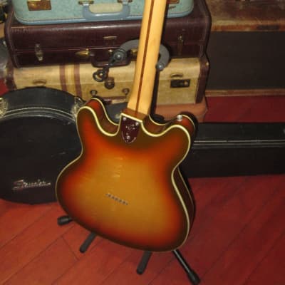 1976 Fender Starcaster Sunburst w/ Original Case, Strap and Manual image 4