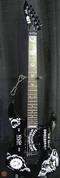 ESP LTD Ouiji Kirk Hammett Signature Black 2009 image 2