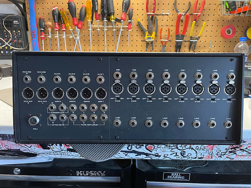 Soundcraft 200B 8 channel mixer with parametric EQ includes a ton of spares