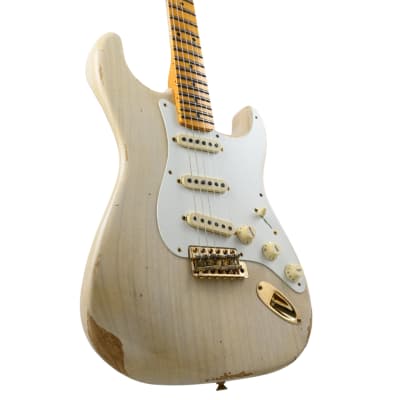 Fender Custom Shop Limited Edition '57 Stratocaster 2022 - Aged White Blonde - Relic image 4