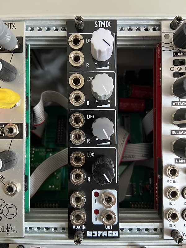 Befaco STMIX 4 Stereo Channel + Aux In Mixer Module Reverb UK