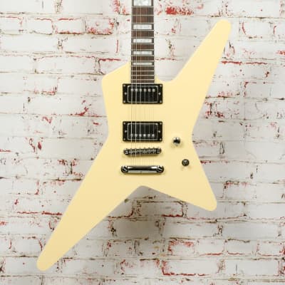 (USED) Jackson Pro Series Signature Gus G. Star Electric Guitar Ivory for sale