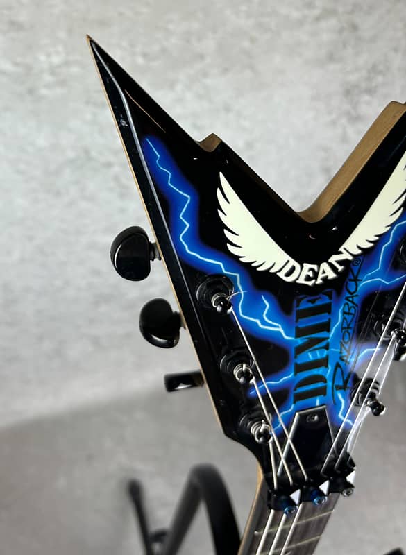 Dean Dime Razorback Dimebolt electric guitar in Lightning
