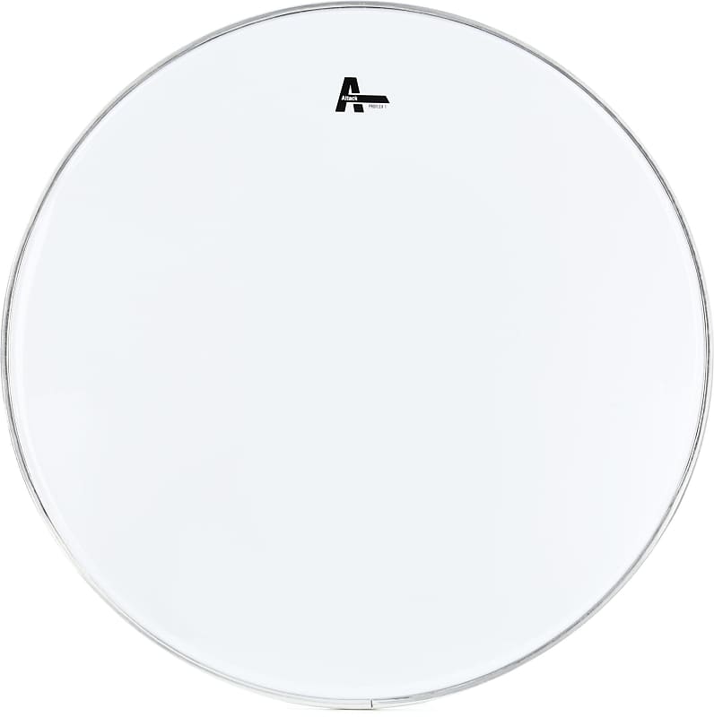 Attack DHA22 Proflex 1 Clear Bass Drumhead - 22-inch Bundle with Overtone Labs Tune-Bot Studio Drum Tuner image 1