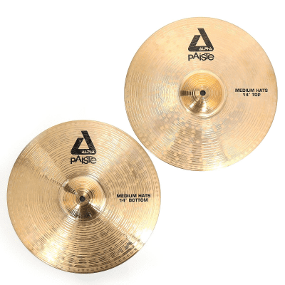 Paiste 14" Alpha Medium Hi-Hat Cymbals (Pair) 2010 - 2016