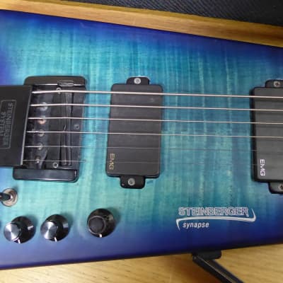 Steinberger Synapse Transcale ST-2FPA Custom 2008 Trans Blue