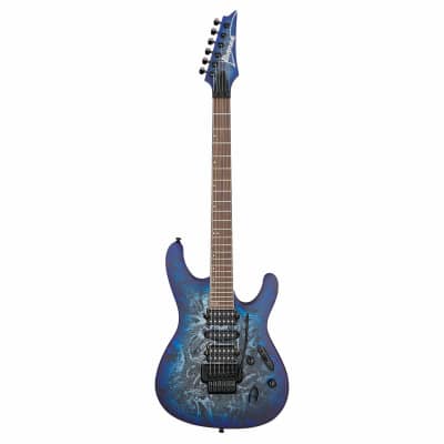 Ibanez S770CZM Solidbody Electric, Cosmic Blue Frozen Matte image 5