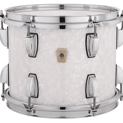 Ludwig Classic Maple White Marine Pearl Downbeat 14x20, 8x12, 14x14 Drum Shells Made in USA | Authorized Dealer image 5