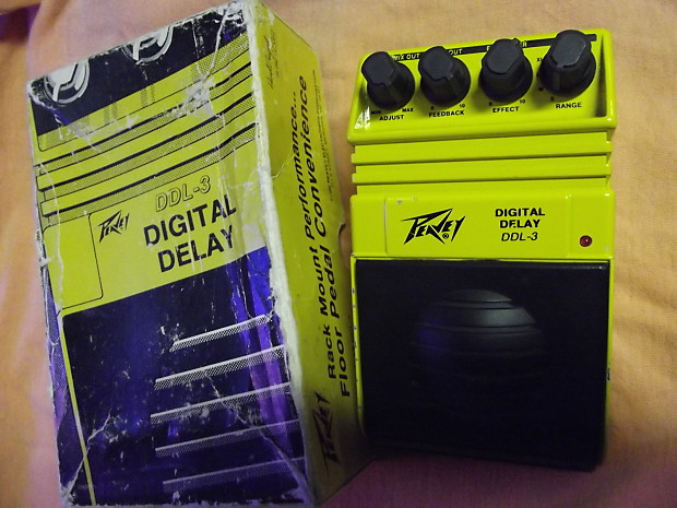 Rare Clean Peavey DDL 3 Digital Delay Guitar Pedal Excellent Condition USA Made