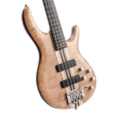 Cort A5 Plus FMMH OPN Artisan Series Figured Maple/Mahogany 5-String Bass 2010s - Open Pore Natural  ***In Exhibition*** imagen 2