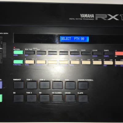 Yamaha RX 11/15 Digital Rhythm Programmer LCD Display - Plug n Play, blue background and white characters, 14 pin connector image 2