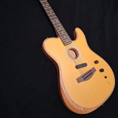 Fender Acoustasonic Player Telecaster 2022 - Butterscotch Blonde w/ case image 1