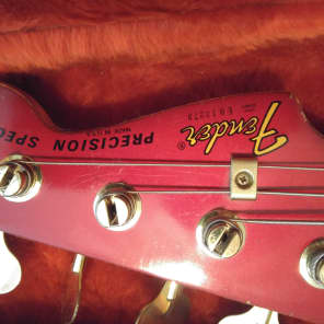 Fender American Precision Bass Special 1980 Red image 5