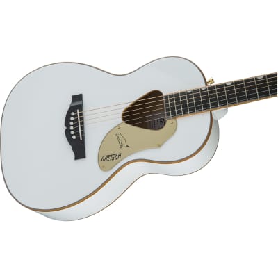 Gretsch G5021WPE Rancher Penguin Parlor Acoustic Electric Guitar, White image 5