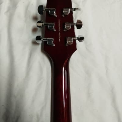 Hamer Monaco Archtop electric guitar - Cherry Sunburst Flame Maple w/ Hard Case image 7