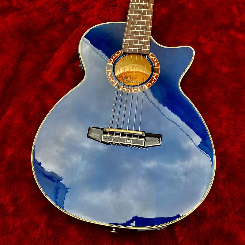 Ibanez AEG7-TBO AEG Single Cutaway 6-String Acoustic Electric Guitar -  Transparent Blue