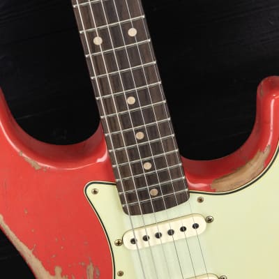 Fender Custom Shop '60 Stratocaster RW - Fiesta Red Heavy Relic image 9