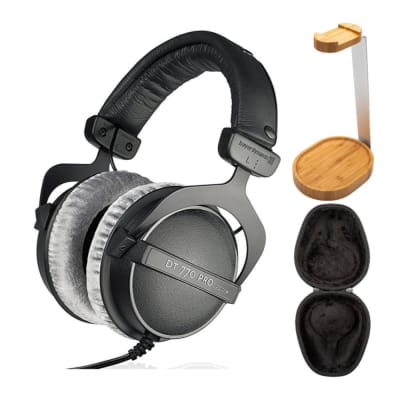  beyerdynamic DT990 LE Pro Acoustically Open Headphones (250  Ohms) Bundle with Fox Professional USB Studio Mic, Mic Suspension Arm and  Hard-Shell Case (4 Items) : Musical Instruments