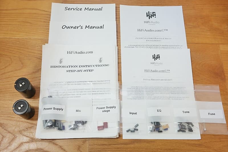 Sansui G7500 restoration kit filter capacitor repair rebuild fix  			