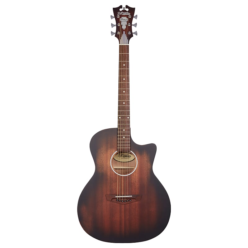 D'Angelico DAPLSG200AGDCP Premier Gramercy LS Acoustic Electric Guitar, Mahogany image 1