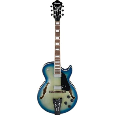 IBANEZ - GB10EM JET BLUE BURST GEORGE BENSON - Guitare électrique for sale