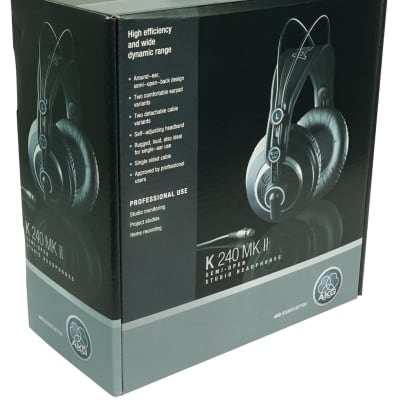 AKG K240 MKII Pro Studio Headphones Audiophile Sound Quality K 240 MK II image 5