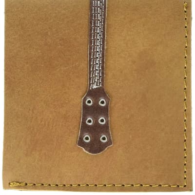AXE HEAVEN Genuine Leather Jerry Garcia Rosebud Electric Guitar Wallet Gift image 4