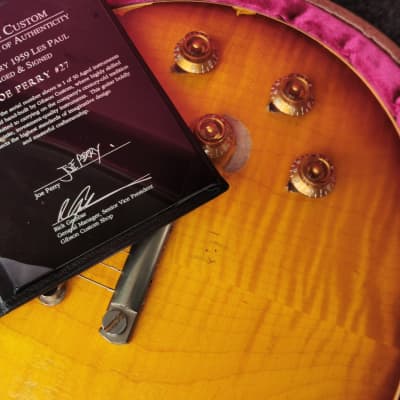 Gibson Custom Shop Joe Perry 1959 Les Paul (Signed, Aged) 2013 - Faded Tobacco Burst image 13