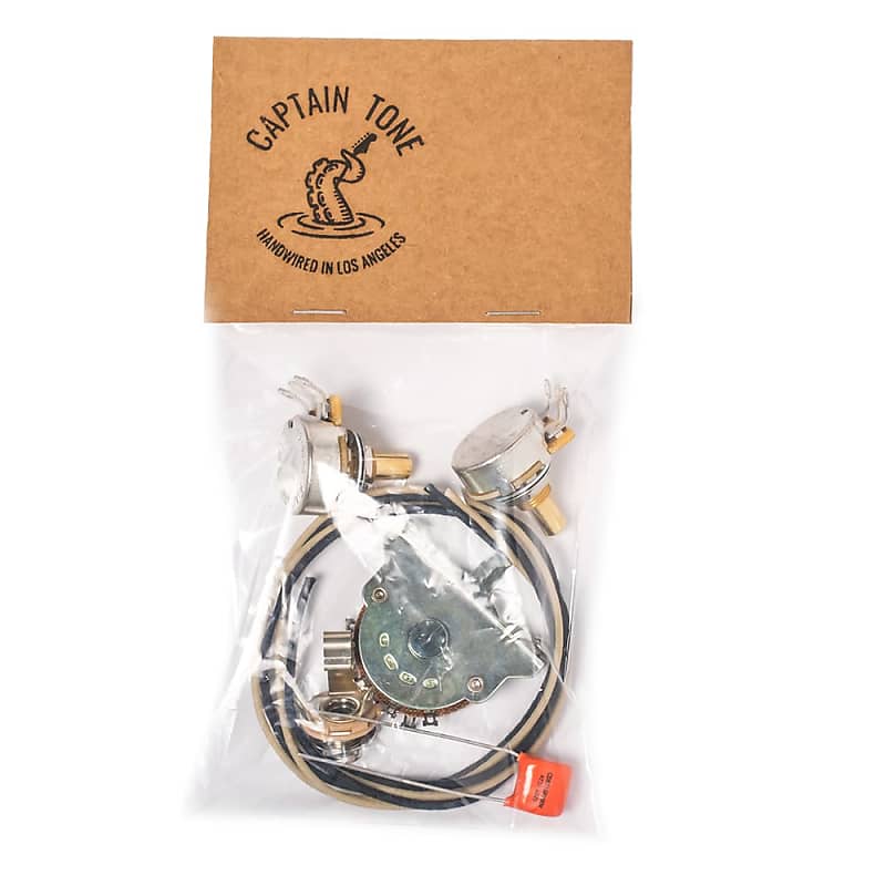 Humbucker Telecaster DIY Wiring Upgrade Kit - Orange Drop | Reverb