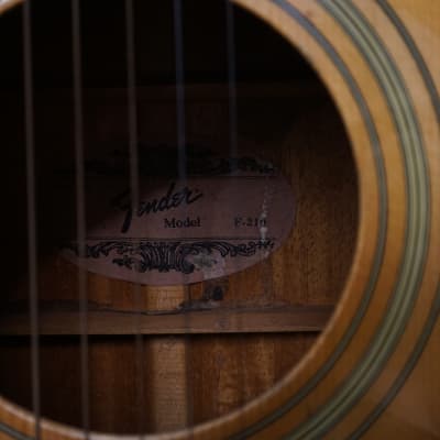 Fender F-210 Acoustic Guitar 80-90s image 17
