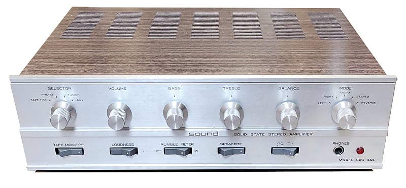 Vintage Nippon Sound SAQ-505 Stereo Amplifier | Reverb Vintage Nippon Sound SAQ-505 Stereo Amplifier | Reverb
