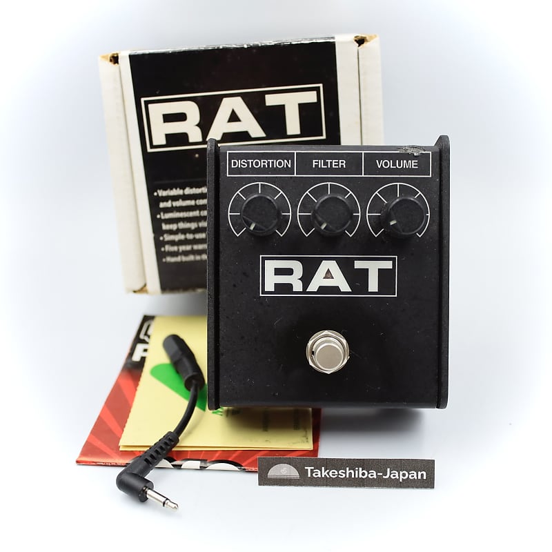 ProCo RAT Made in USA OP07DP With Original Box Distortion Guitar Effect  Pedal 270053