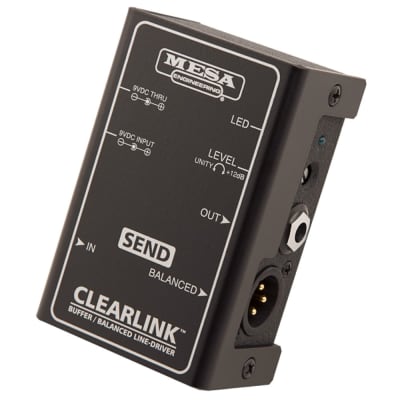 Mesa/Boogie Clearlink Send Output Buffer and Balanced Line Driver Guitar Effect Pedal image 2