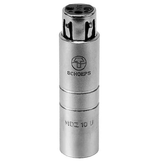 Schoeps MDZ10U 10 dB InLine Attenuator for Condenser Reverb