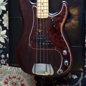 Fender FSR American Standard Hand-Stained Ash Precision Bass Mahogany Stain 2012