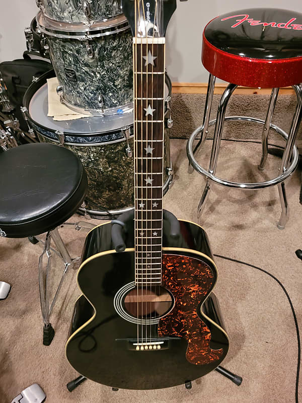 Epiphone Everly Borthers SQ-180 MIK 1991 - Black | Reverb