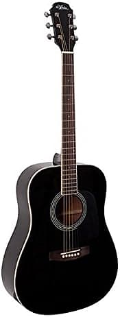 Aria Acoustic Guitar AD18 Black image 1